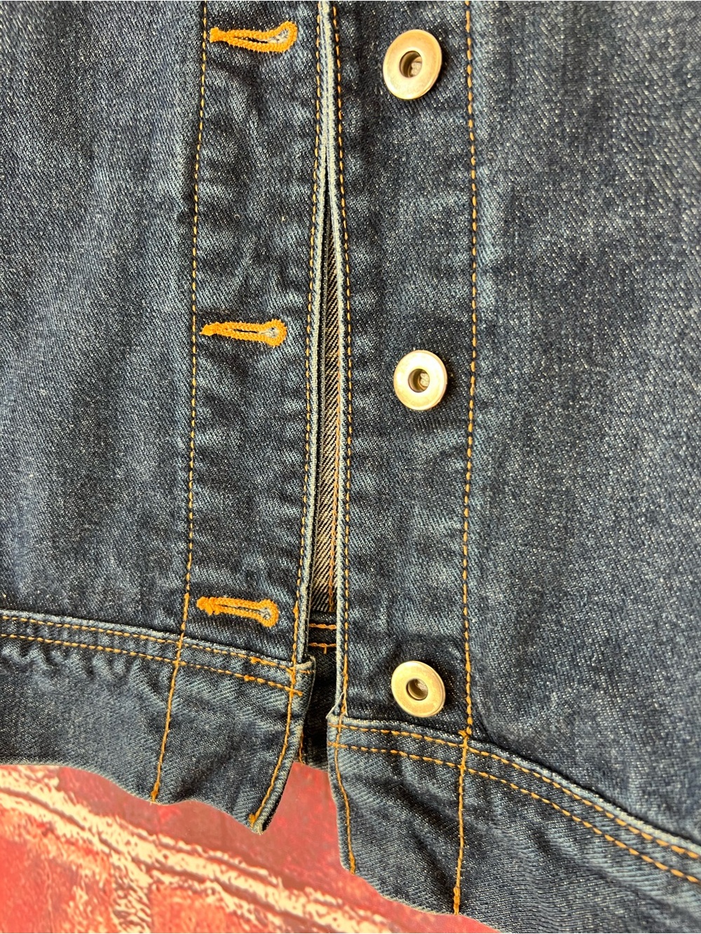 Rubbish Dark Wash Classic Button-Front Cropped Denim Trucker Jacket - Picture 4 of 6